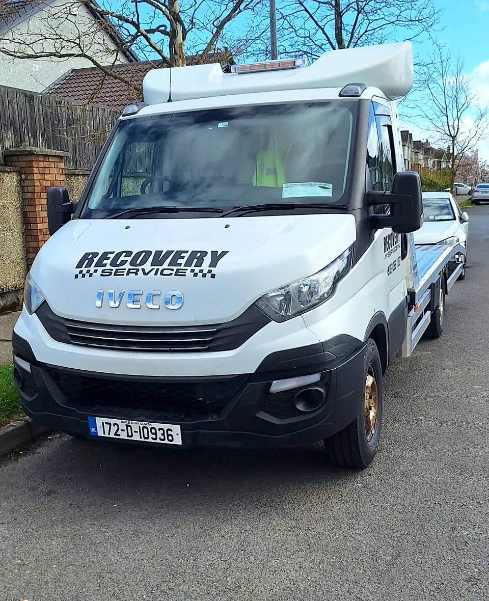 CV Recovery truck ready for fast roadside car recovery in Kildare